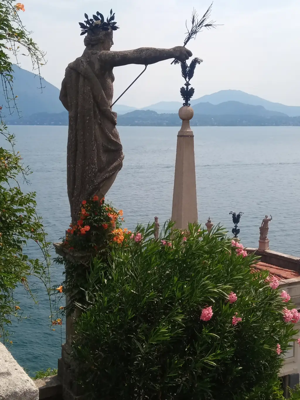 Atemberaubende Skulptur auf der Isola Bella