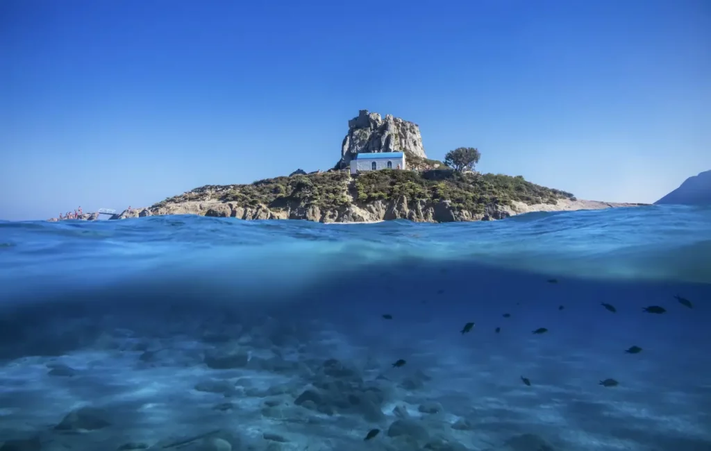 Insel Kastri auf der Insel Kos, Griechenland